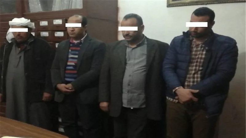 ضبط 4 من أفراد تخصص نشاطه فى الإستيلاء على الأراضى الزراعية