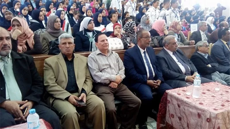 بالصور .. بدء أعمال المؤتمر الأول  لطلاب مدارس السويس لدعم الوطن
