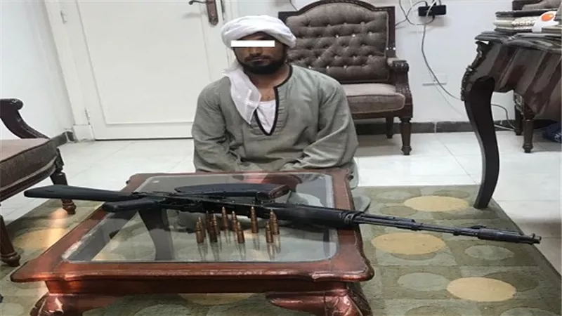 ضبط أحد الأشخاص لقيامه بإطلاق أعيرة نارية بمشاجرة  