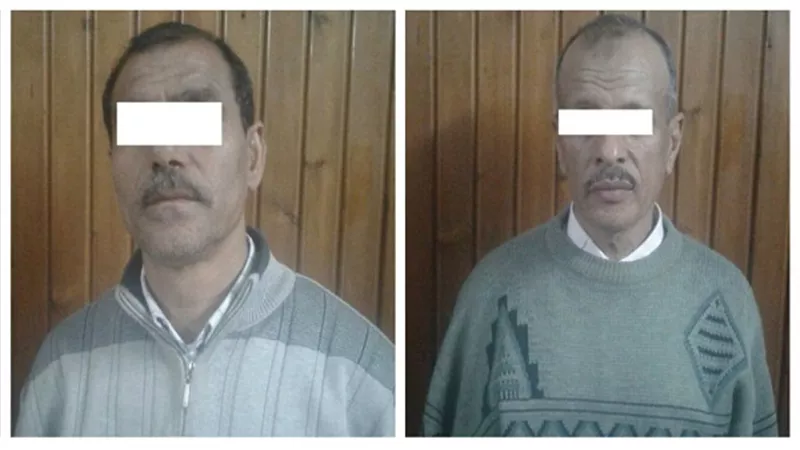 ضبط موظفين بالوحدة المحلية لقرية الحمراوى للتواطؤ مع مالكى أحد العقارات والبناء على أرض زراعية 