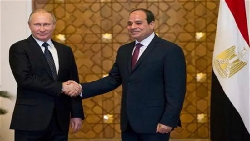 السيسي يجري اتصالاً هاتفياً مع الرئيس الروسي