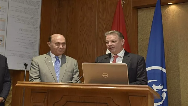 مميش يستقبل وفداً من شركة قناة السويس للحاويات برئاسة الرئيس التنفيذي للشركة