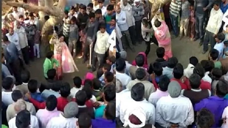 هندي يجلد زوجته 100 مرة.. ورجال يحاولون اغتصابها