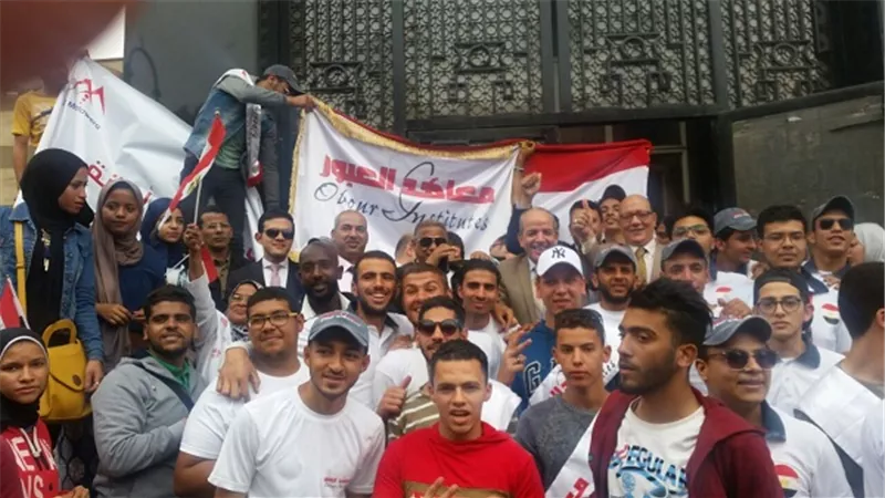 مسيرة طلابية حاشدة من المعاهد العليا للمشاركة في الانتخابات الرئاسية