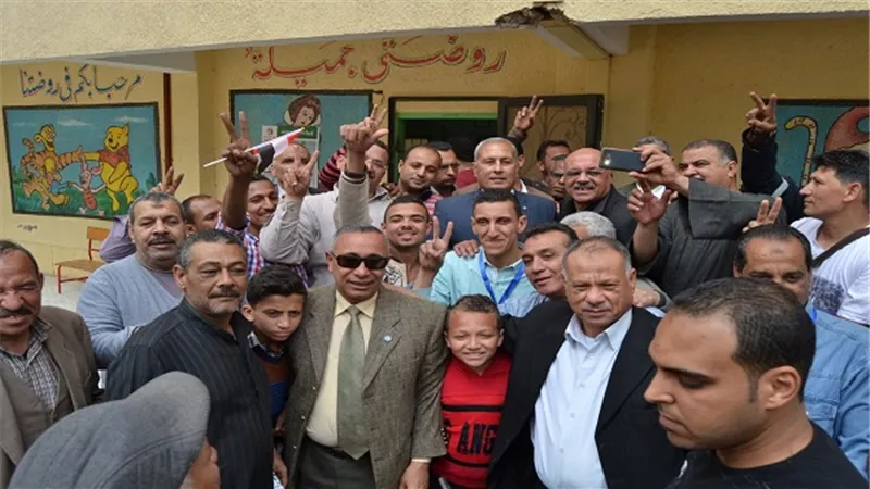 بالصور.. إقبال كثيف علي اللجان  الانتخابية بالسويس فى اليوم الثالث والاخير