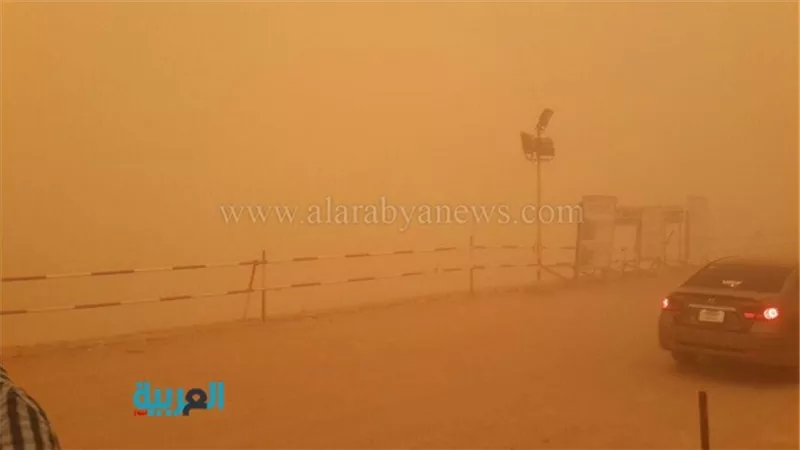 بالصور.. عاصفة ترابية توقف الإنتخابات بالوادي الجديد وأسيوط الأن