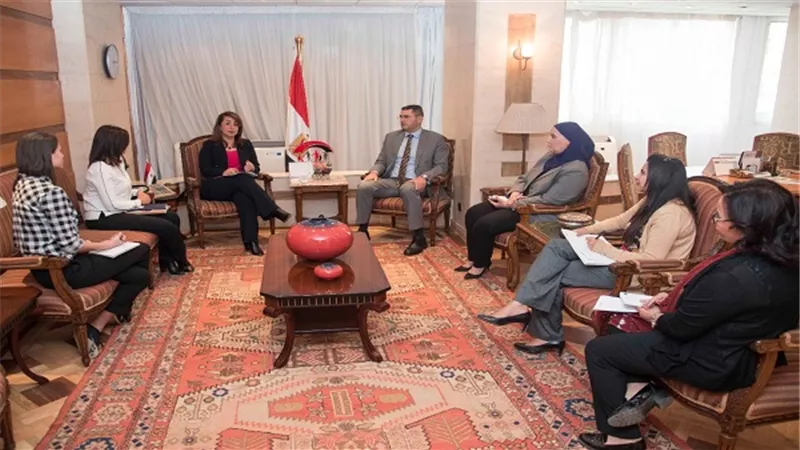 وزيرة التضامن تلتقي رئيس مجلس إدارة شركة نستله
