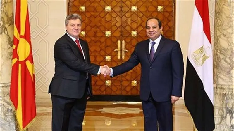 الرئيس السيسي يتلقى اتصالاً هاتفياً من الرئيس المقدوني