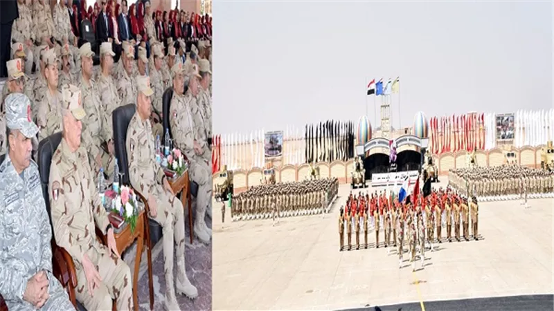 وزير الدفاع يشهد الاحتفال بتكريم المجندين المشتركين في العملية الشاملة سيناء 2018