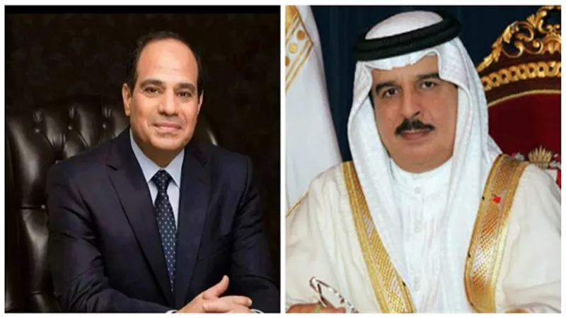 الرئيس السيسي يتلقى اتصالاً هاتفيا من ملك البحرين
