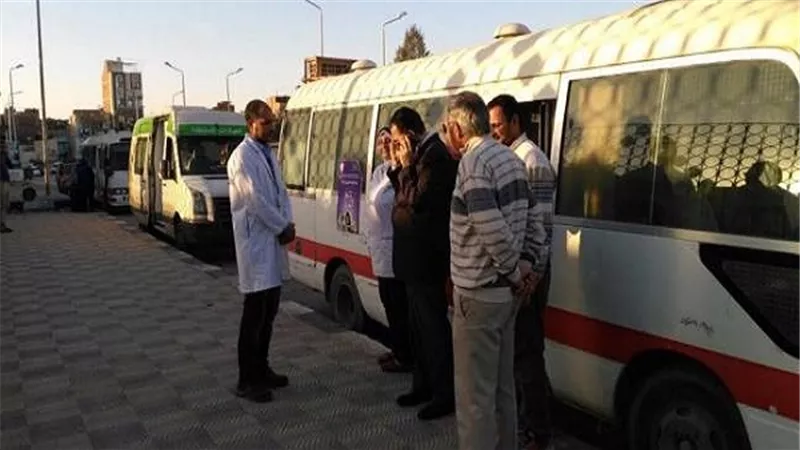 صحة السويس تستجيب للاهالى  بتغيير القوافل الكشف المبكر عن فيروس 