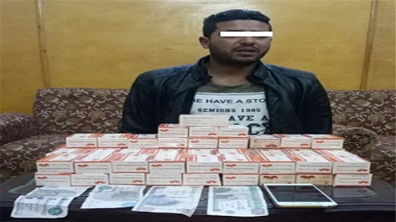 ضبط أحد الأشخاص وبحوزته 6800 قرص مخدر 