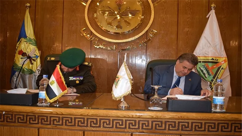 بروتوكول تعاون مع أكاديمية ناصر العسكرية لتوعية الطلاب والعاملين بأهمية الأمن القومي المصري