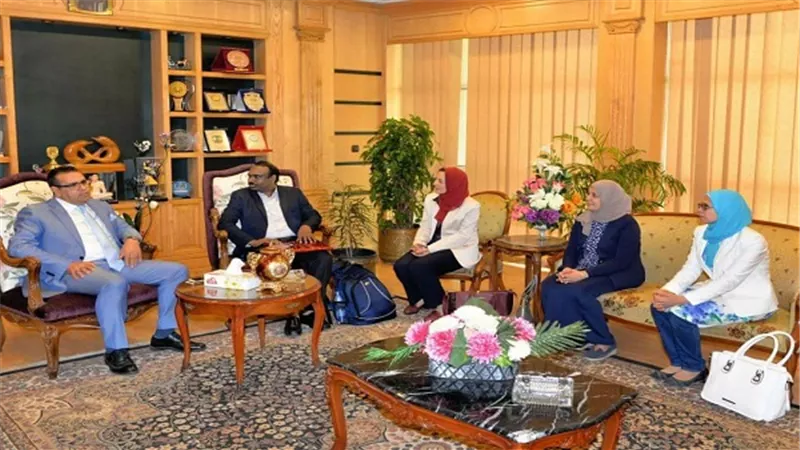 بالصور.. جامعة المنصورة توقع اتفاقية تعاون مع معهد جوياتى للتكنولوجيا الدوائية بالهند  