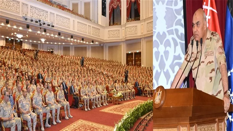 وزير الدفاع يلتقى الدارسين بالمعاهد التعليمية عبر شبكة الفيديو كونفرانس 