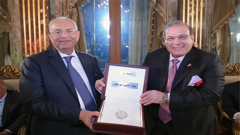 بالصور.. الجمعة قناة المحور تعرض تكريم ابو شقة والسيد البدوى ومحمود قابيل بصالون المحور