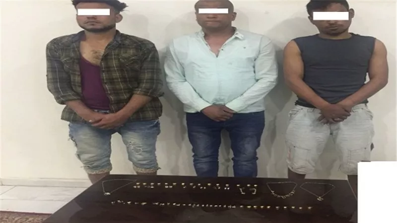 ضبط ثلاثة عناصر تشكيل عصابى تخصص فى إرتكاب وقائع السرقة