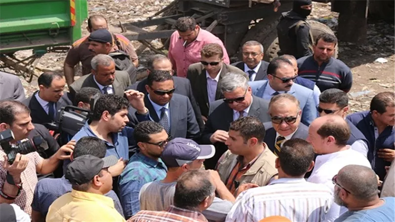 أهالي منطقة حي غرب بشبين الكوم يشكرون وزير التنمية المحلية لحل مشكلة مقلب أبوخريطة 