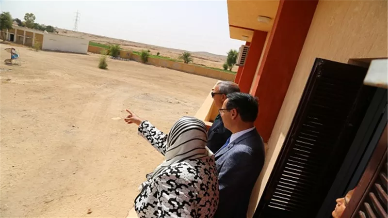 الهجان ورئيس مجلس امناء الجامعة الألمانية يتفقدان عدد من المنشآت الخدمية بمدينة قنا