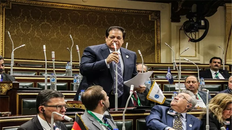 بالصور.. أبو العينين: عليكم بإتخاذ موقف تجاه الدول الداعمة للإرهاب