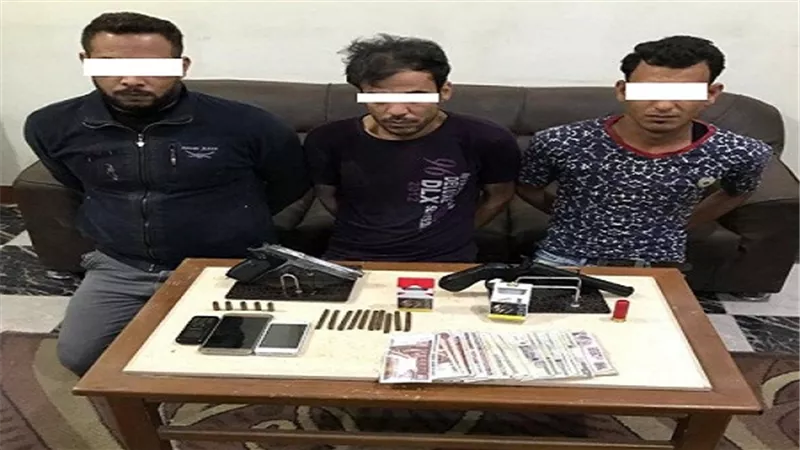 ضبط ثلاثة قضايا إتجار بالمواد المخدرة وحيازة أسلحة نارية وذخائر بدون ترخيص