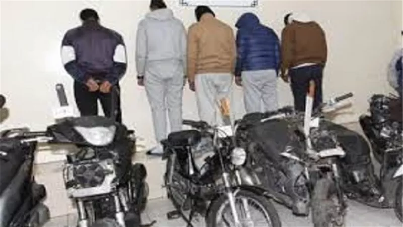ضبط تشكيل عصابى تخصص فى سرقة الدراجات البخارية بالبساتين