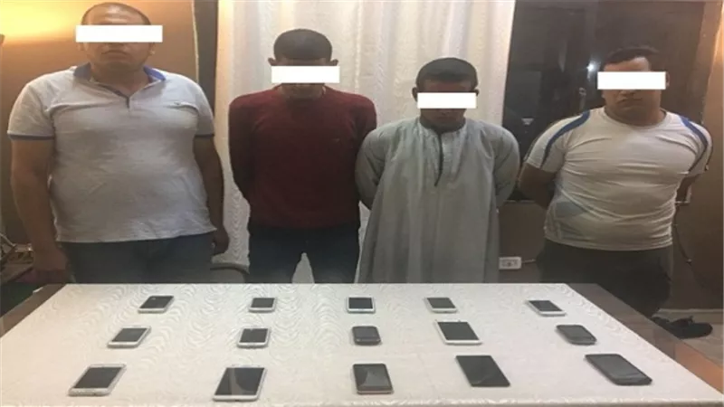 ضبط  تشكيل عصابى تخصص فى إرتكاب وقائع سرقات الهواتف المحمولة 