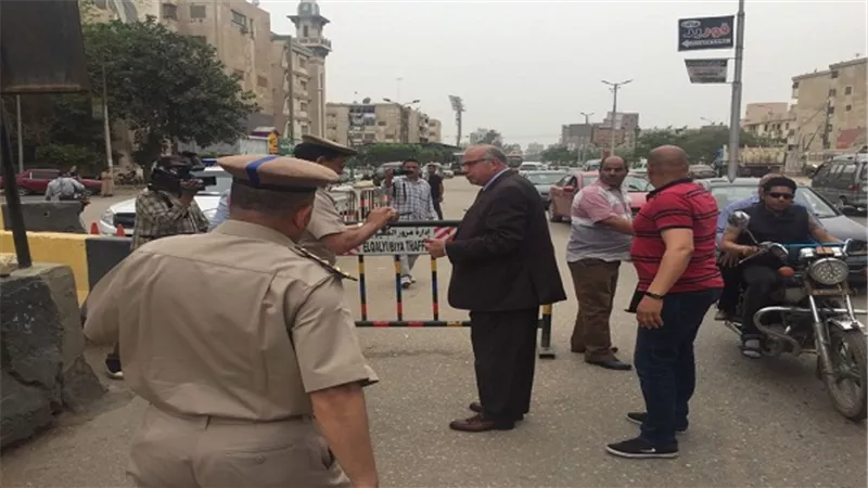 مدير أمن القليوبية يتفقد كمين 