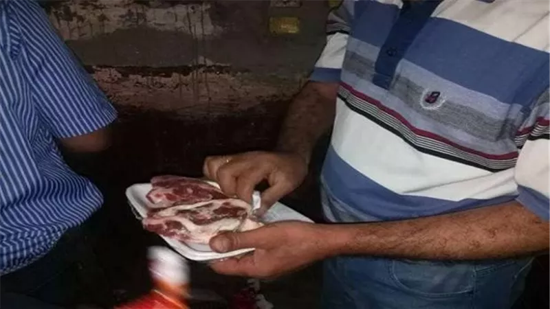 ضبط سيارة تضع إعلانات وهمية لتحيا مصر ومحملة بلحوم فاسدة بطوخ