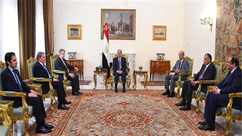السيسي يستقبل النائب الأول لمدير صندوق النقد الدولي وأعضاء مجلس الصندوق