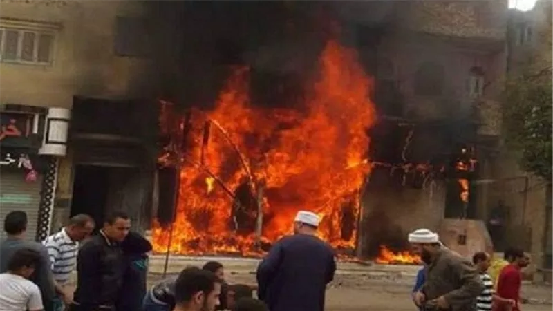 اندلاع حريق باحد منازل السويس ومصرع طفل