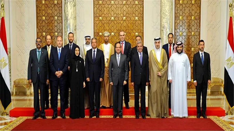 السيسي يستقبل وزراء الشباب والرياضة العرب