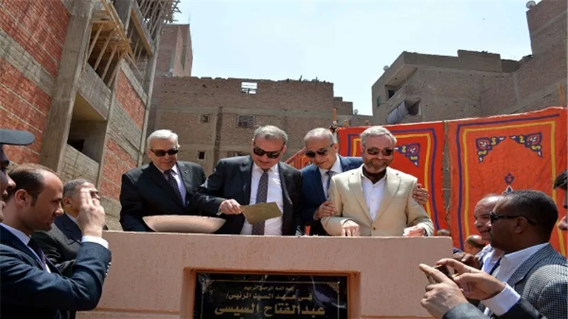 بالصور.. وضع حجر الأساس لبناء وتجهيز مدرسة بمنطقة الخصوص