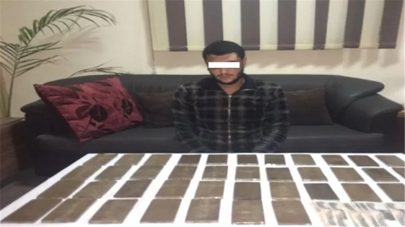 ضبط شخص للإتجار بالمواد المخدرة وبحوزته 4 كيلو حشيش