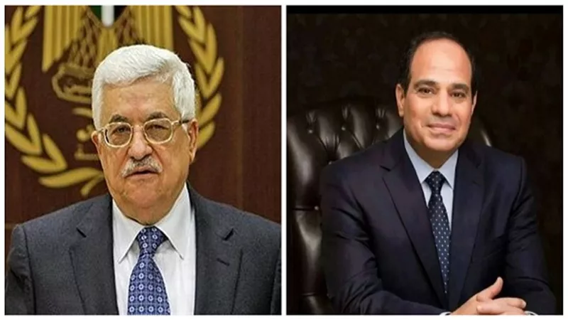 السيسي يجري اتصالاً هاتفياً بالرئيس الفلسطيني