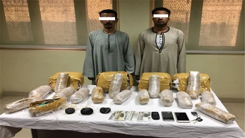 ضبط شخصين بحوزتهما أكثر من 20 كيلو افيون بالسلام