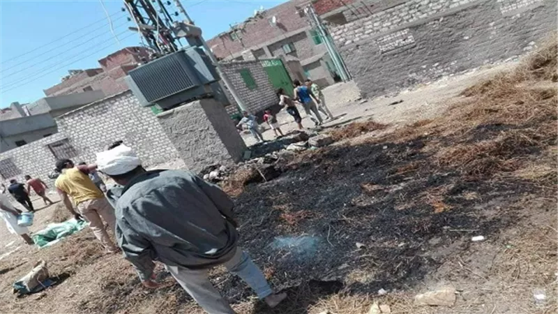إنفجار محول كهرباء بأحدي قري الدقهلية