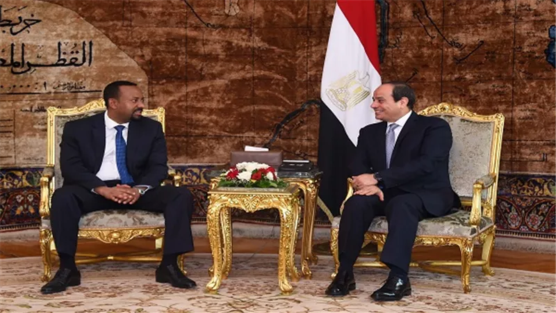الرئيس السيسي ورئيس الوزراء الإثيوبي يعقدان جلسة مباحثات رسمية
