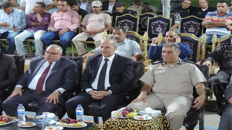 محافظ القليوبية يشارك في الإفطار السنوي لقوات الأمن 