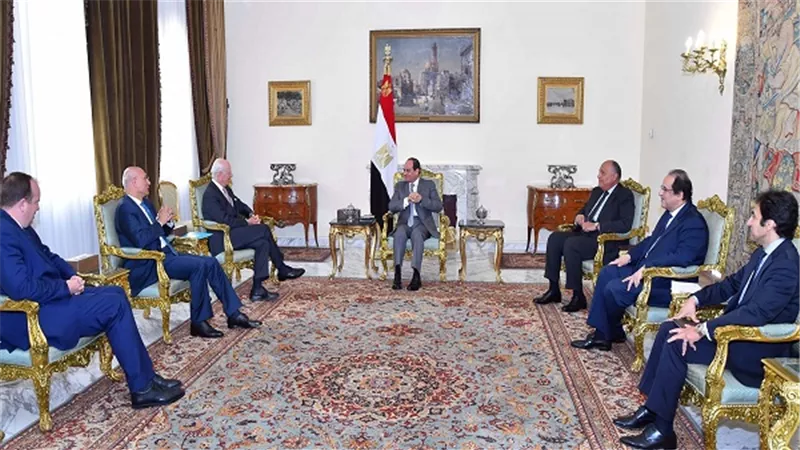 الرئيس السيسي يستقبل المبعوث الخاص للأمم المتحدة لسوريا