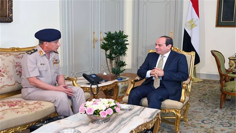 السيسي يستقبل وزير الدفاع