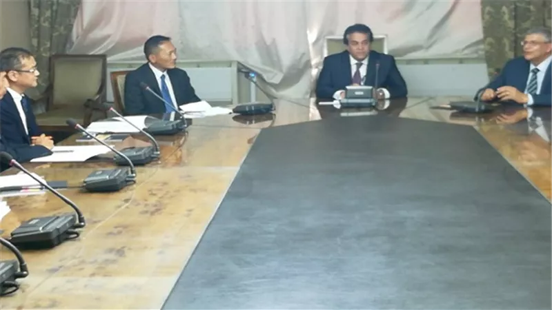 وزير التعليم العالى يبحث آليات التعاون العلمى مع رئيس هيئة الجايكا اليابانية