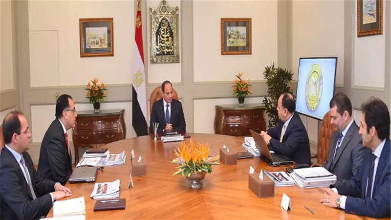 توصيات اجتماع السيسي مع رئيس مجلس الوزراء ووزير المالية