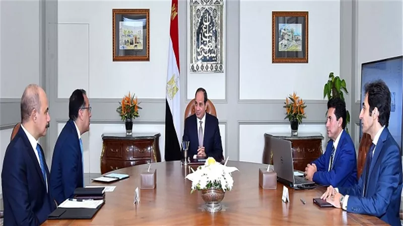 الرئيس السيسي يؤكد أهمية الدور الذي تقوم به وزارة الشباب والرياضة