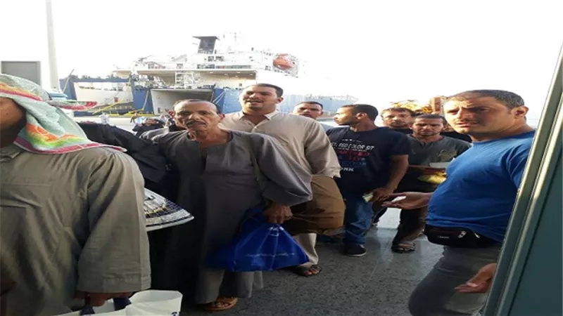  بدء سفر 25 الف راكب من عمالة خدمة الحجاج بميناء سفاجا