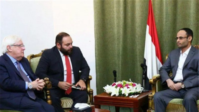 الحوثي يفاجئ المبعوث الأممي ويرفض التفاوض مع حكومة اليمن