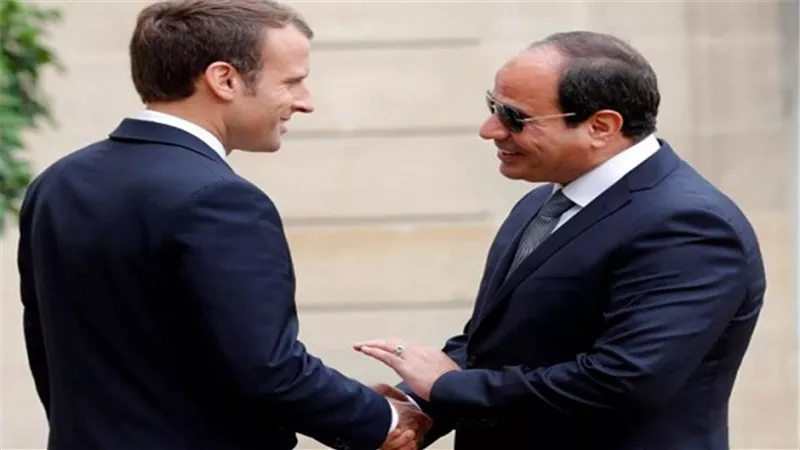 السيسي يهنئ ماكرون بفوز منتخب فرنسا بكأس العالم