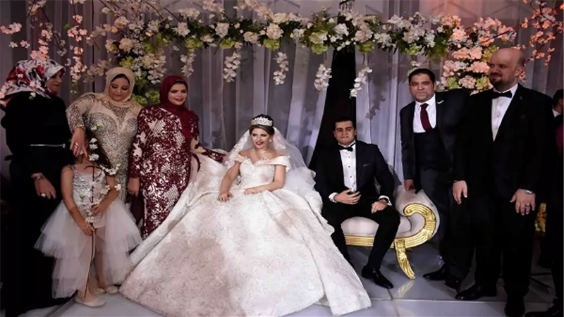 بالصور.. باسم سمرة وأحمد وفيق يشعلون حفل زفاف سلامة وسندس بوصلة رقص بحضور نجوم الفن