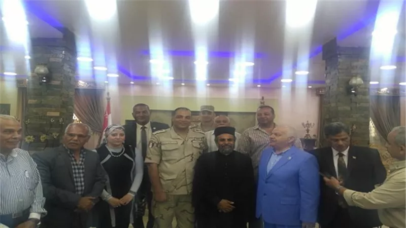 بالصور.. وفد من بيت العيلة بالسويس توجه للفرقة 19 لتهنئتهم بذكرى ثورة يوليو