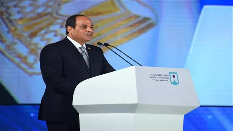 السيسي: بعض الفهم الديني يعتمد على الحرب كقاعدة